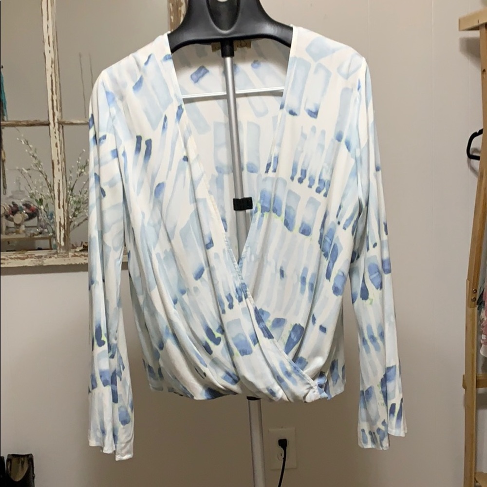 Bell Sleeved Crossover Top!